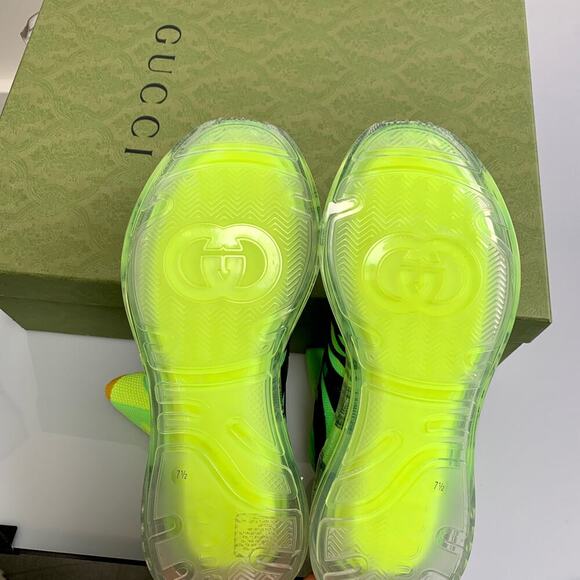 NIB Gucci Ultrapace R Mid-top sneaker Size 7.5 - Picture 10 of 15